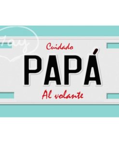 Placa para auto