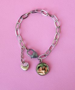 Pulsera con foto y corazón